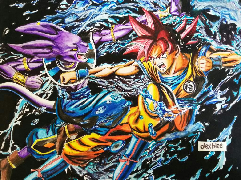 1024x768 Goku Vs Beerus Wallpaper