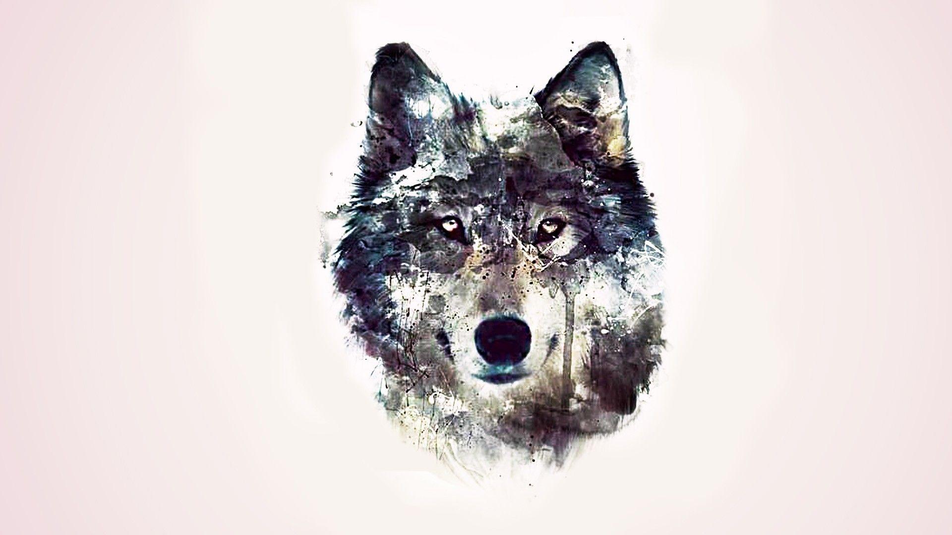 1920x1080 Wolf Art HD Wallpaper
