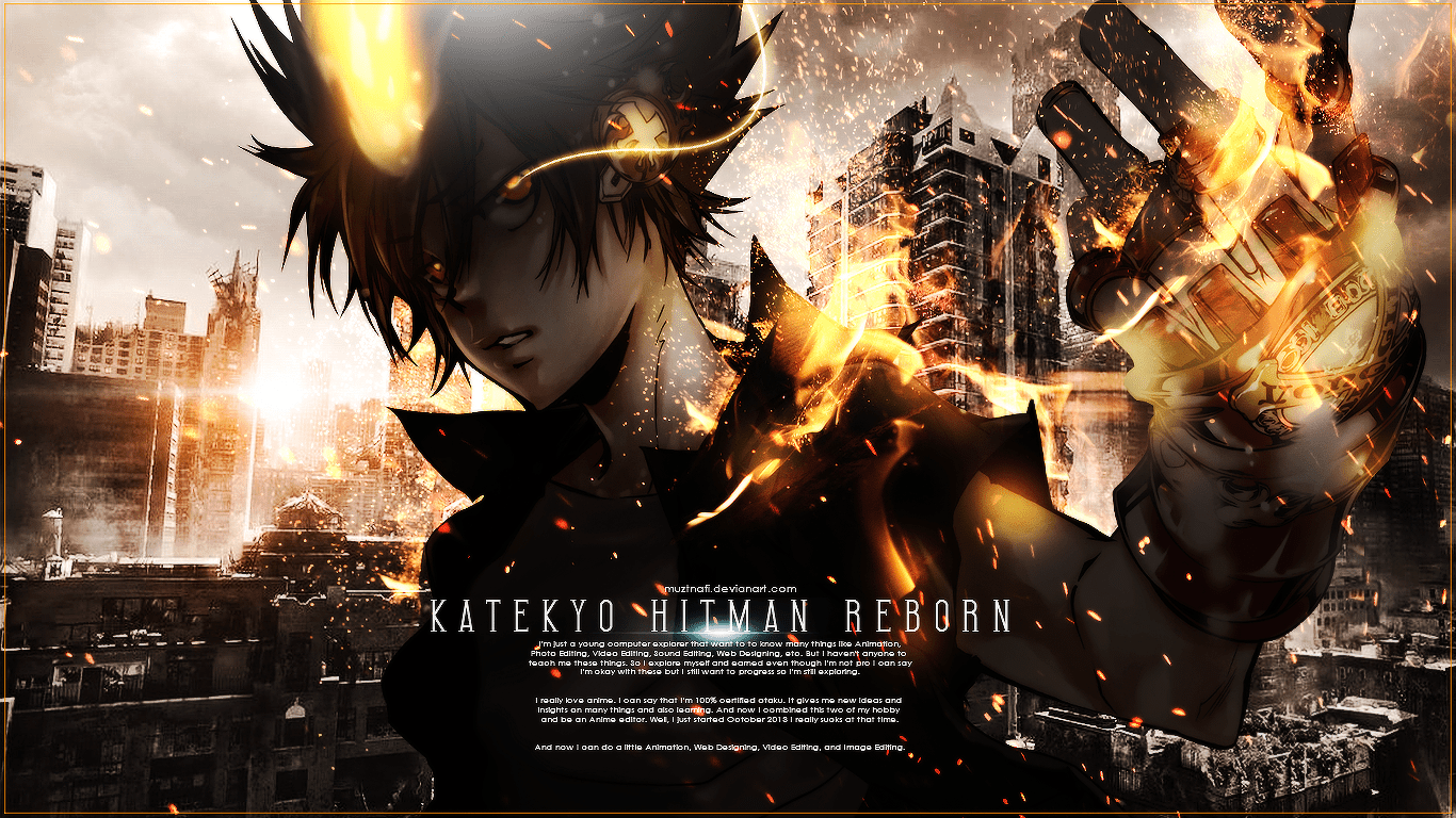 1366x768 Hitman Reborn: Tsuna Wallpaper (1366x768)