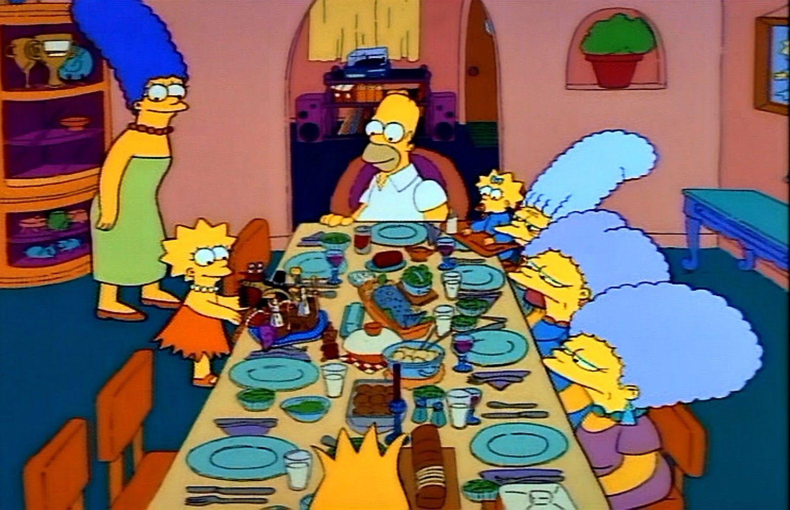 Simpsons Thanksgiving Wallpapers Top Free Simpsons Thanksgiving