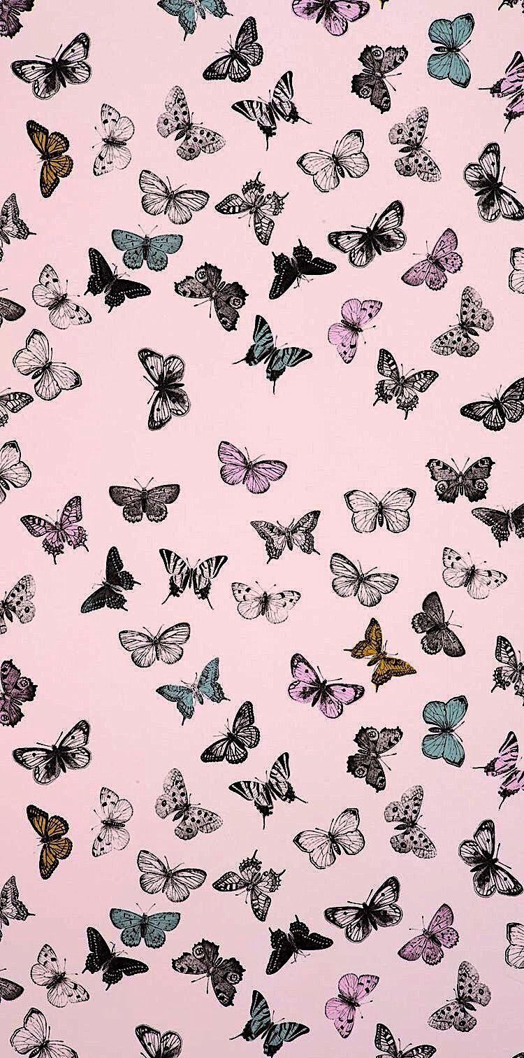 750x1512 Butterfly iPhone Wallpaper