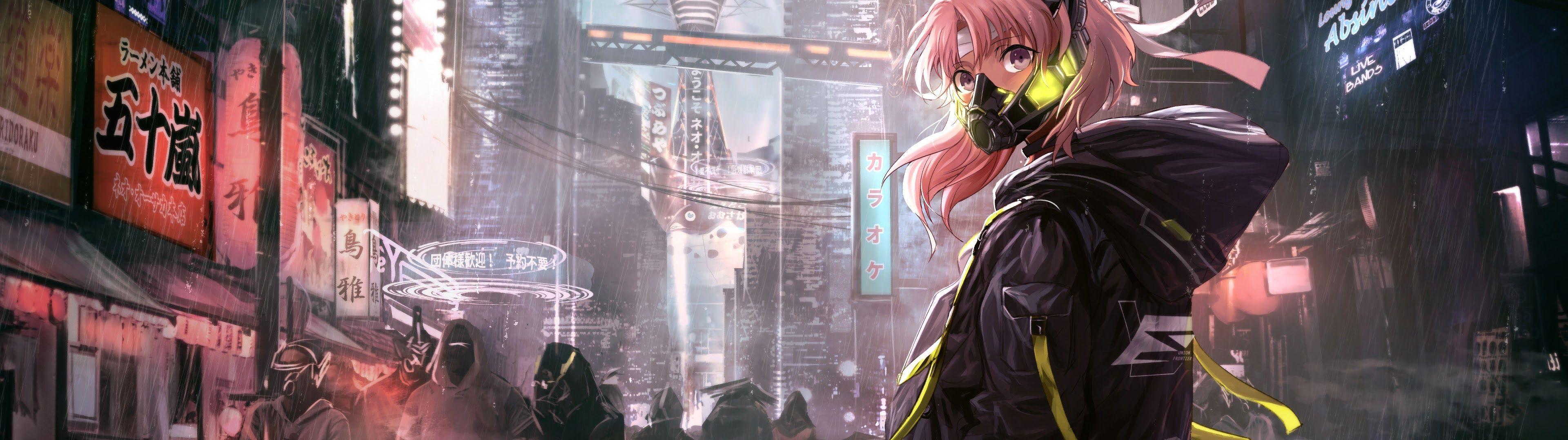 3840x1080 Wallpaper. Anime wallpaper, Watercolor wallpaper iphone, iPhone wallpaper hipster