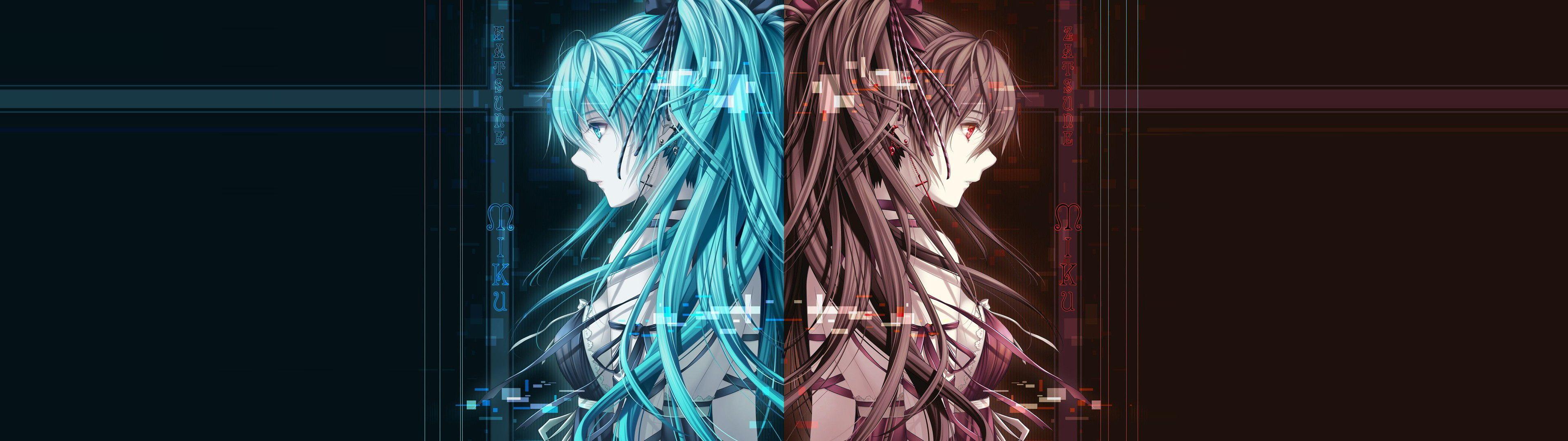 3840x1080 Anime Dual Monitor Background Free Download