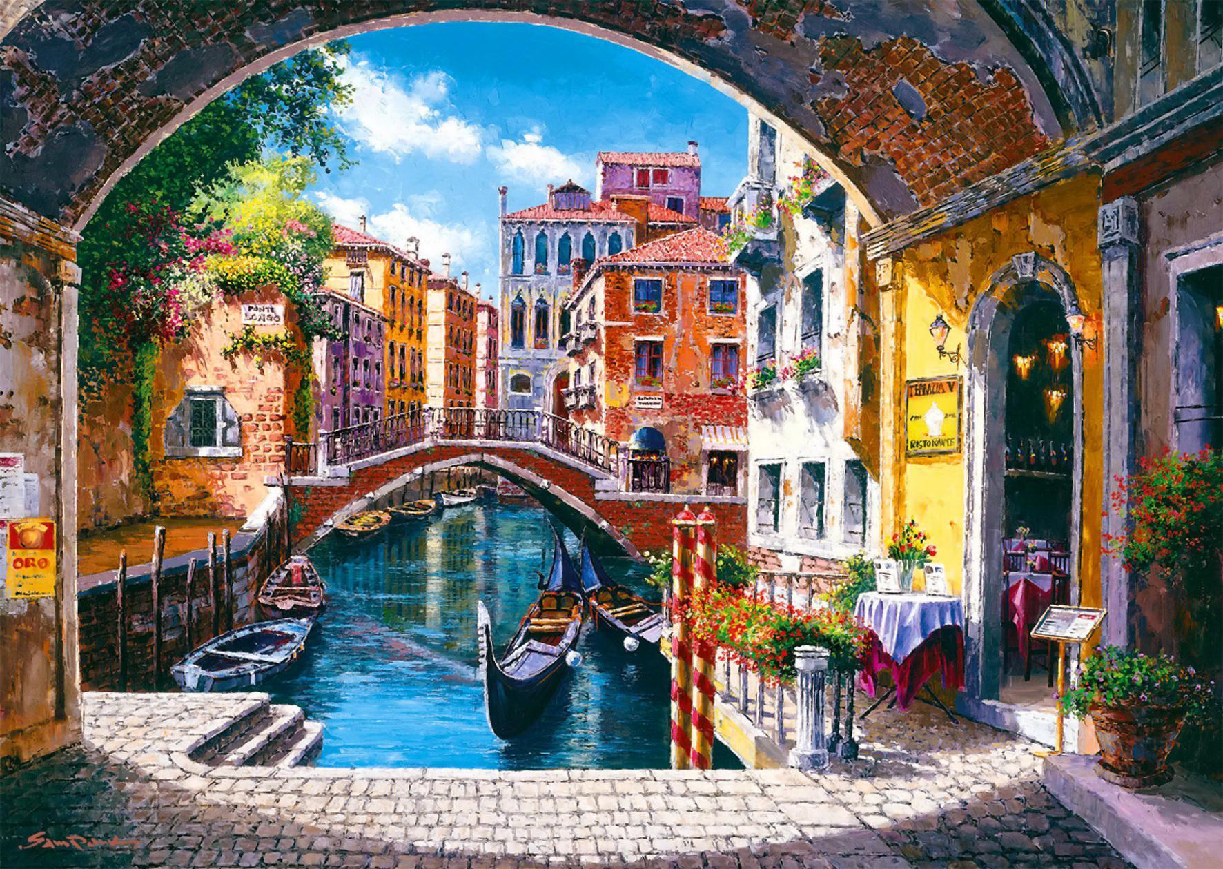 1772x1259 Venice River Wallpaper