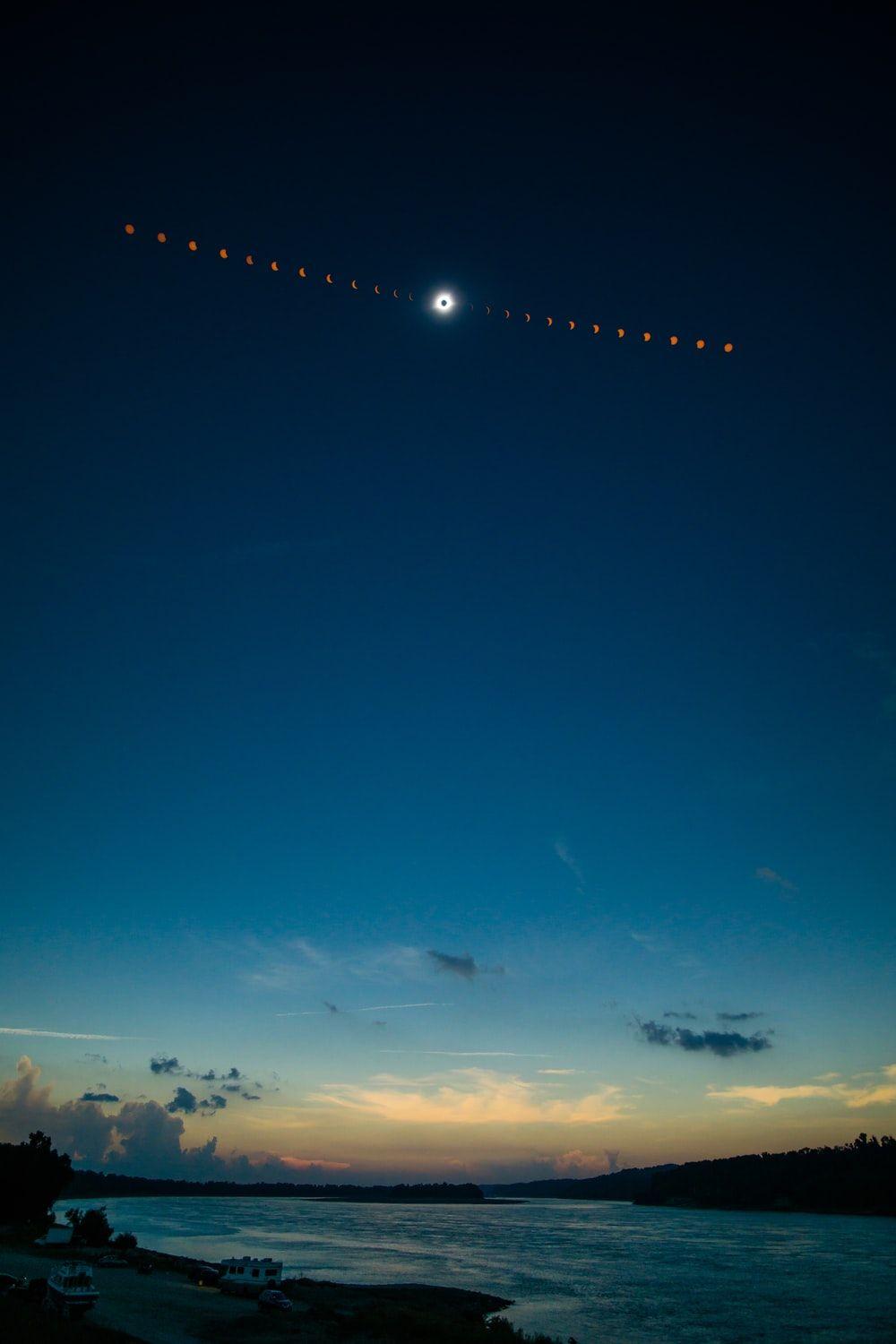 1000x1500 Moon Sunset Picture. Download Free Image