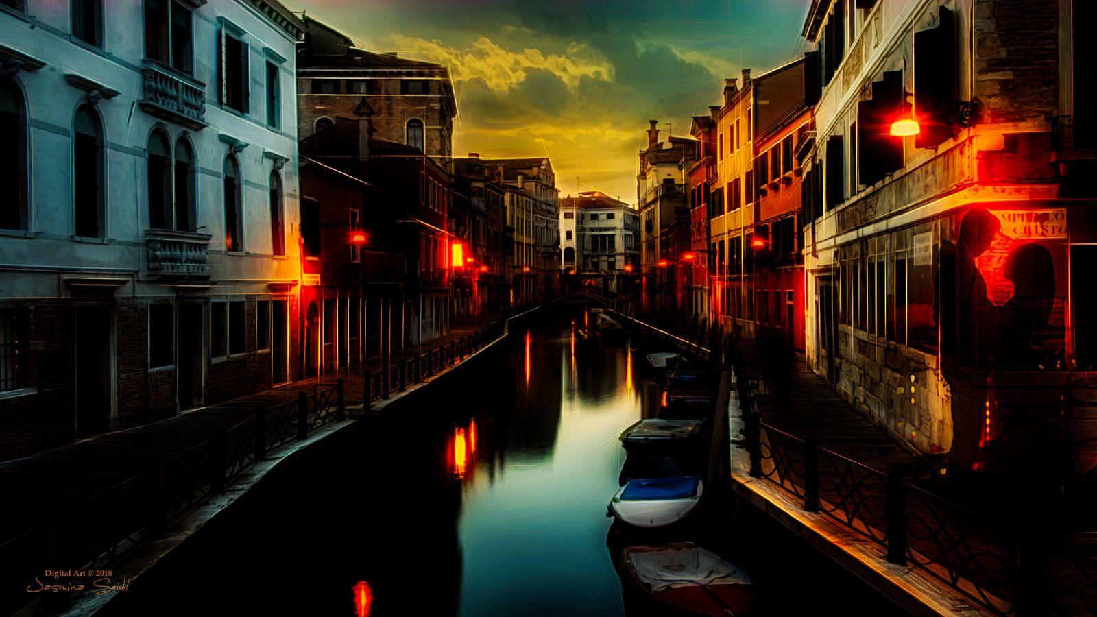 1600x900 Venice by Night, Jasmina Seidl