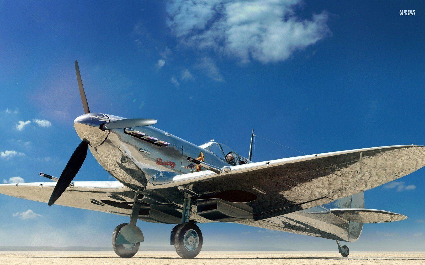 1680x1050 Supermarine Spitfire, Chrome Wallpaper HD / Desktop and Mobile Background