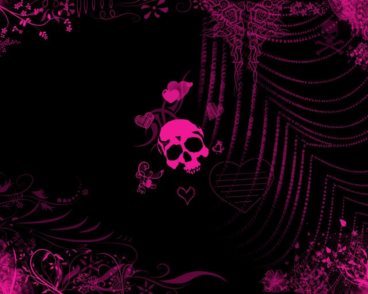 1280x1024 Free download Pink Skull by Daemonika [2160x1620] for your Desktop, Mobile & Tablet. Explore Cute Skull Wallpaper. Dark Skull Wallpaper, Free Skull Wallpaper, Free Skull Wallpaper Downloads