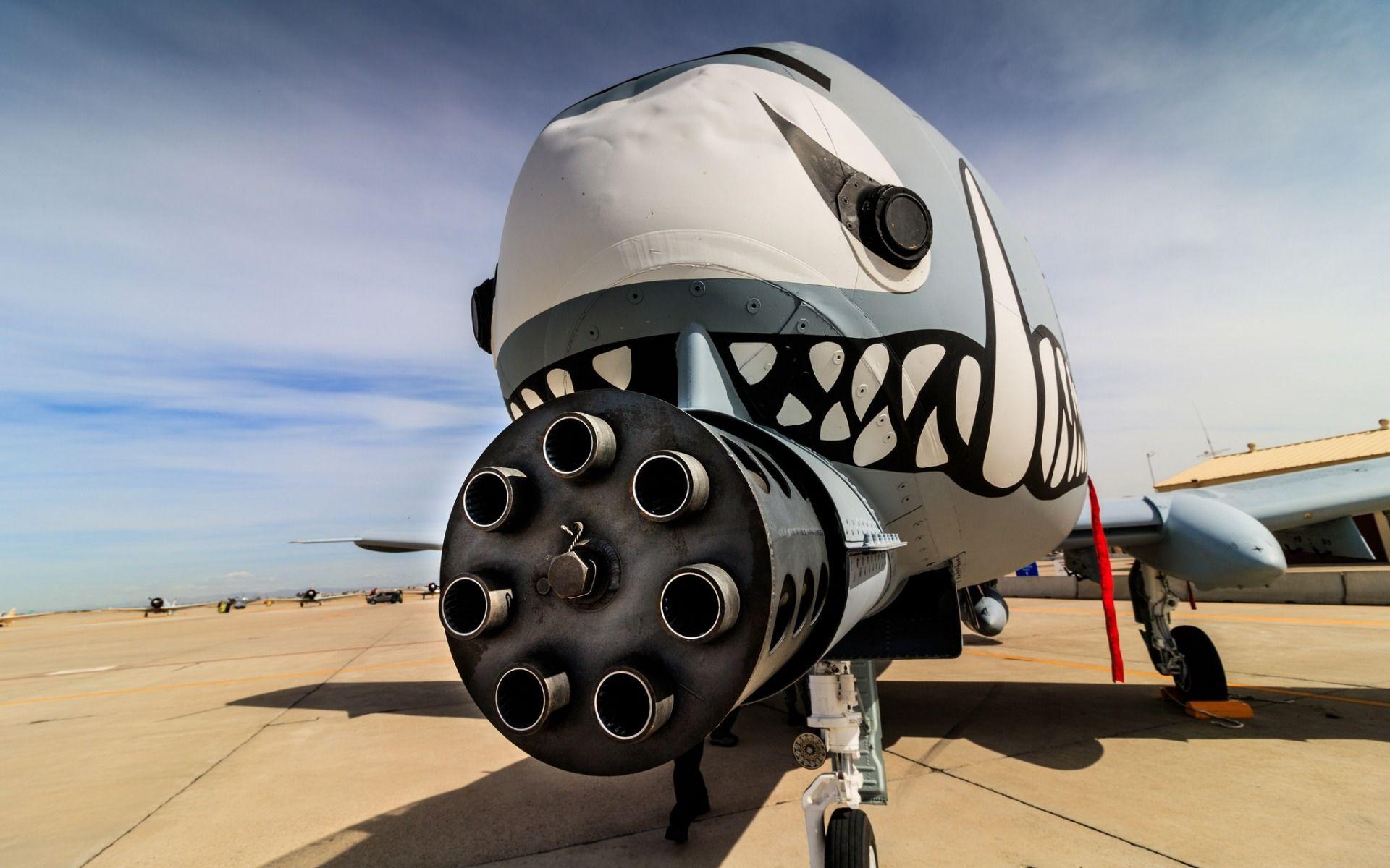 1920x1200 Download Wallpaper Fairchild Republic A 10 Thunderbolt II, Warthog, 30mm GAU 8A Avenger Autocannon, US Air Force, Ground Attack Aircraft, Military Aircraft, Gun, USA For Desktop With Resolution 1920x1200. High Quality HD Picture Wallpaper