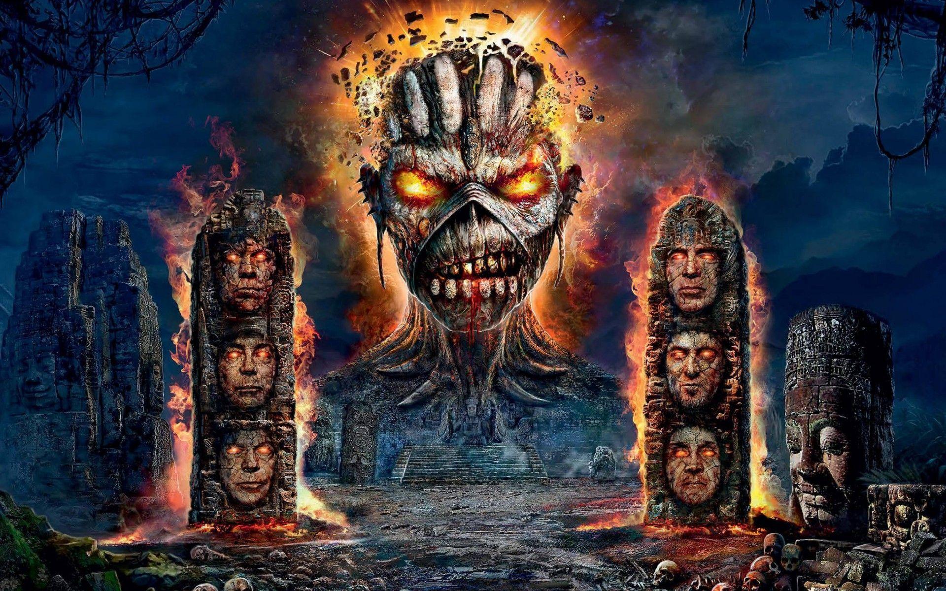 1920x1200 Iron Maiden English Heavy Metal Band Wallpaper