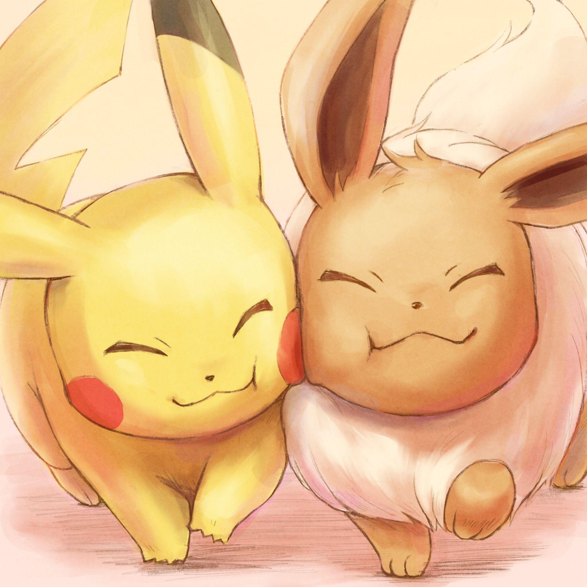 Cute pokemon eevee and pikachu HD wallpapers  Pxfuel