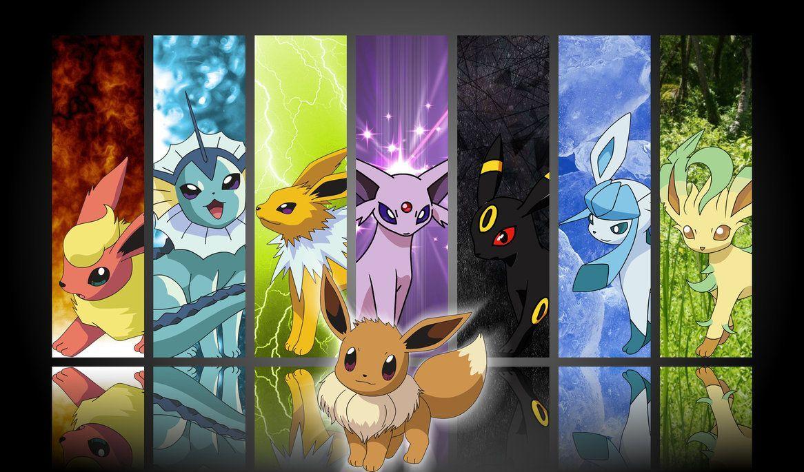 1166x685 Pokemon. Pikachu, Eevee Evolutions and Evolution