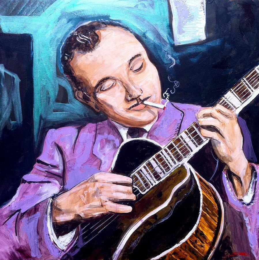 898x900 Django Reinhardt paintings