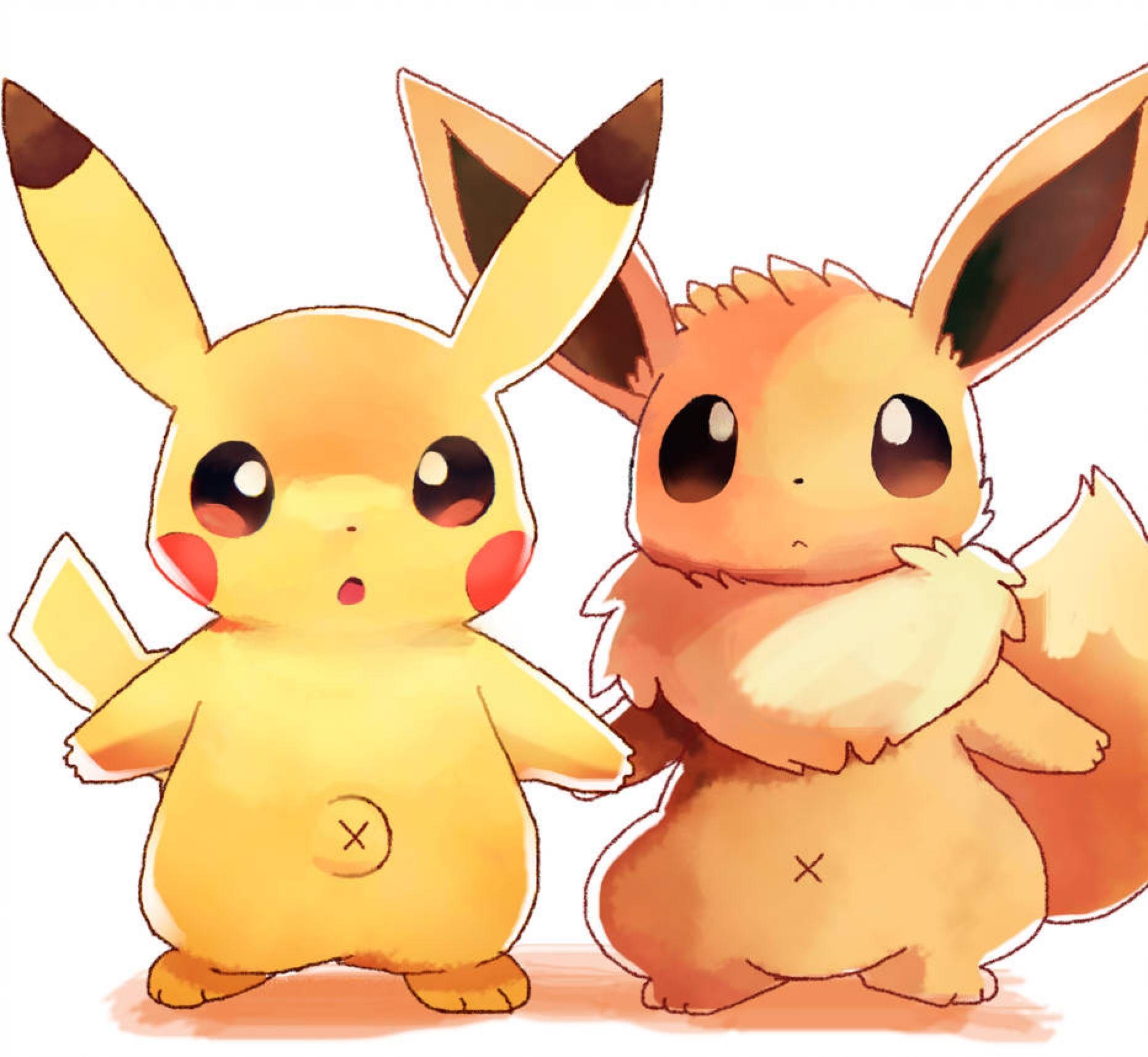 1864x1716 epic. Cute pokemon wallpaper, Pikachu art, Eevee wallpaper