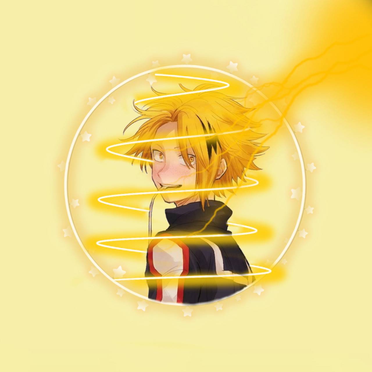 1280x1280 Denki Kaminari Wallpaper