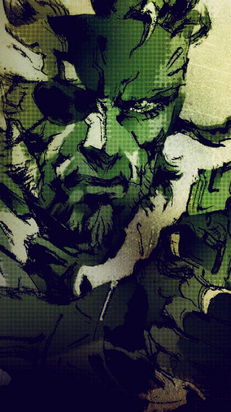 750x1334 Funny Metal Gear Wallpaper