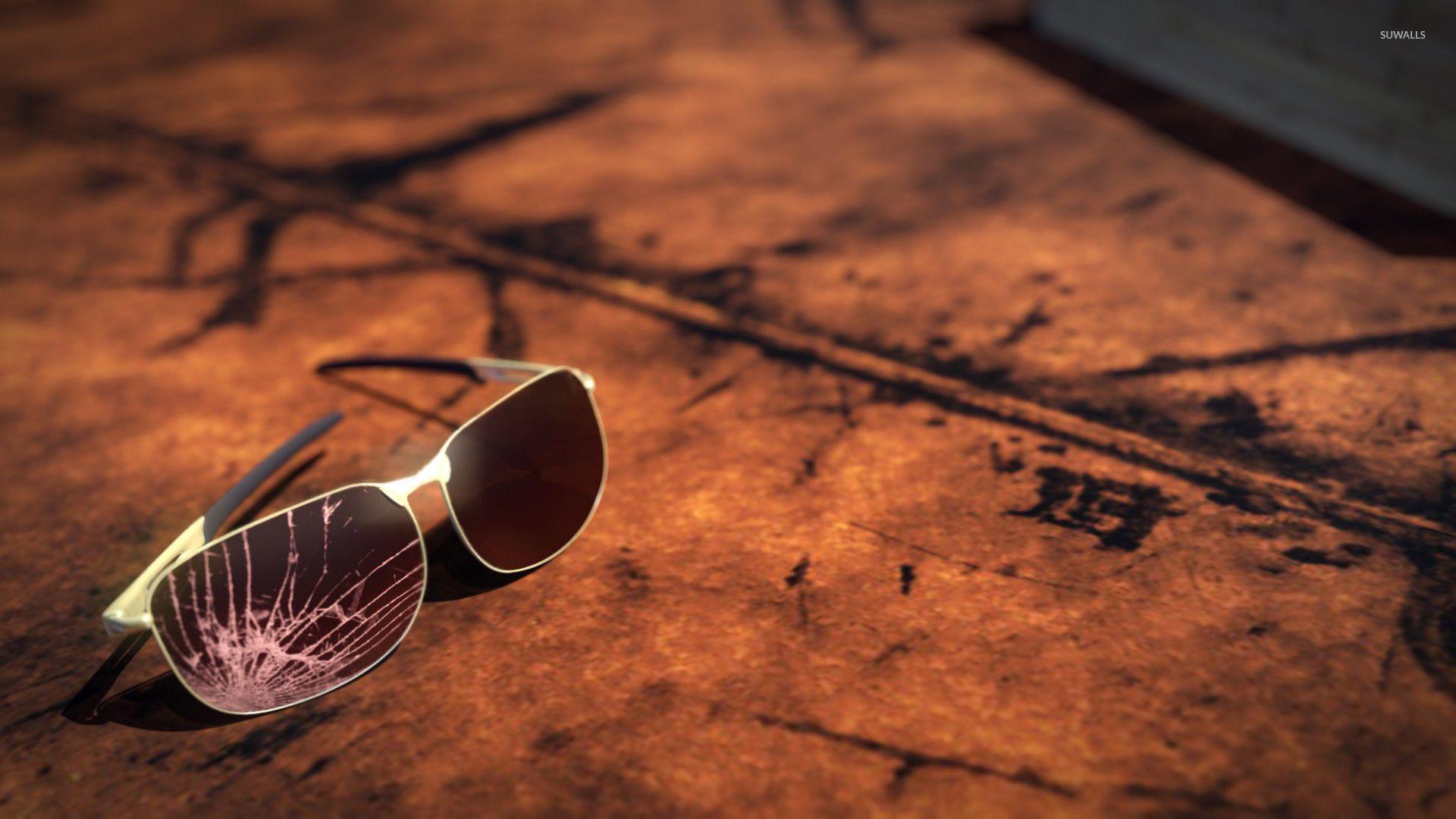 1920x1080 Broken sunglasses wallpaper wallpaper
