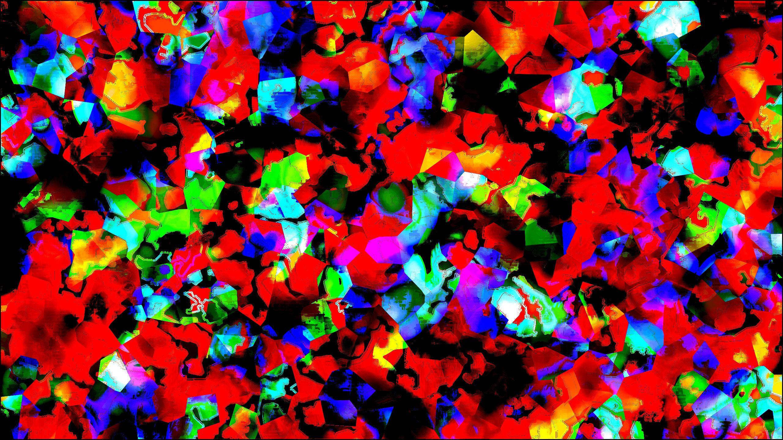 2560x1440 bright, Abstract, Trippy, LSD, Crystal Wallpaper HD / Desktop and Mobile Background