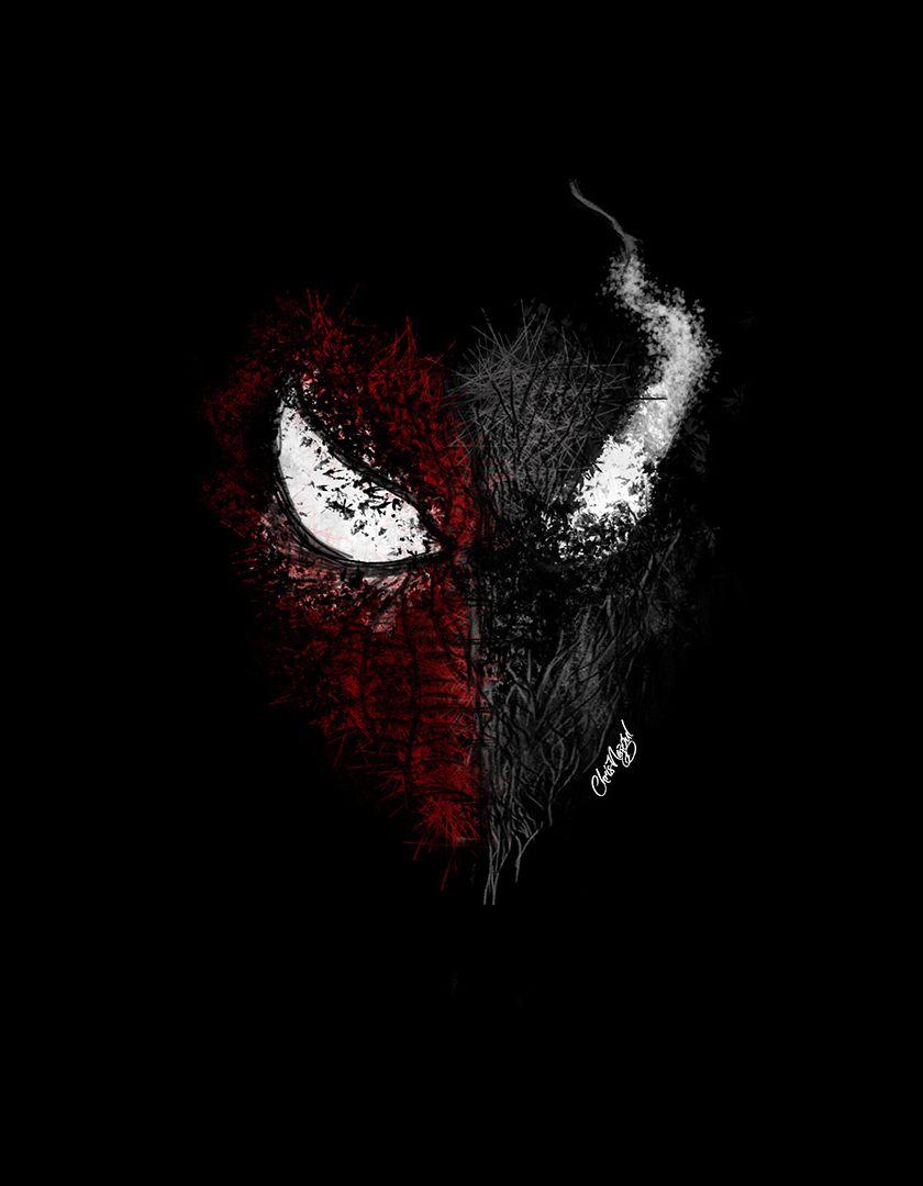 840x1080 Download Wallpaper 840x1160 Spider Man Venom, Minimal, Face Off, Digital Artwork, Iphone Iphone 4s, Ipod Touch, 840x1160 HD Background, 7730