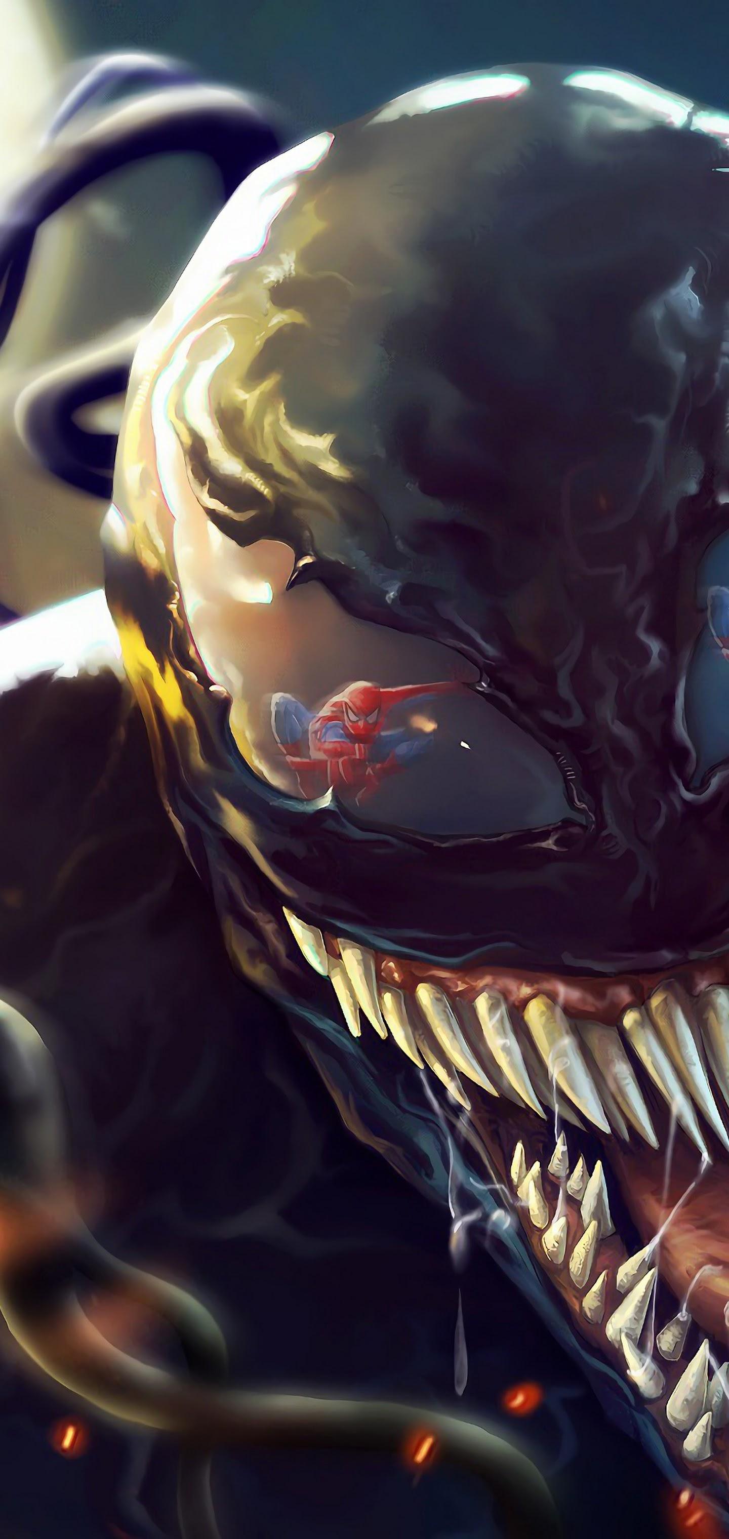 1440x3040 Venom 4k iPhone Wallpaper