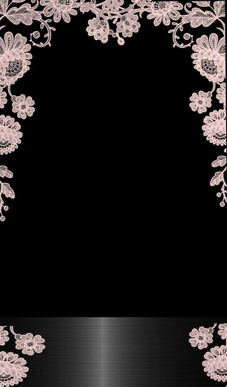 754x1283 Black Girly Wallpaper