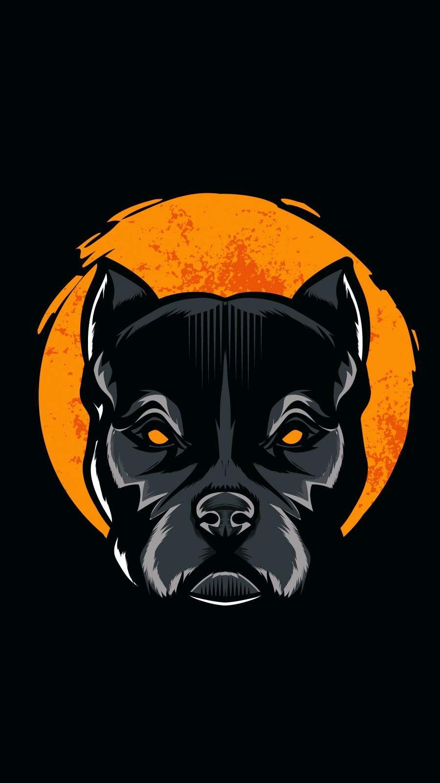 900x1600 Pitbull iPhone Wallpaper. Pitbull, Çizimler, Hayvan