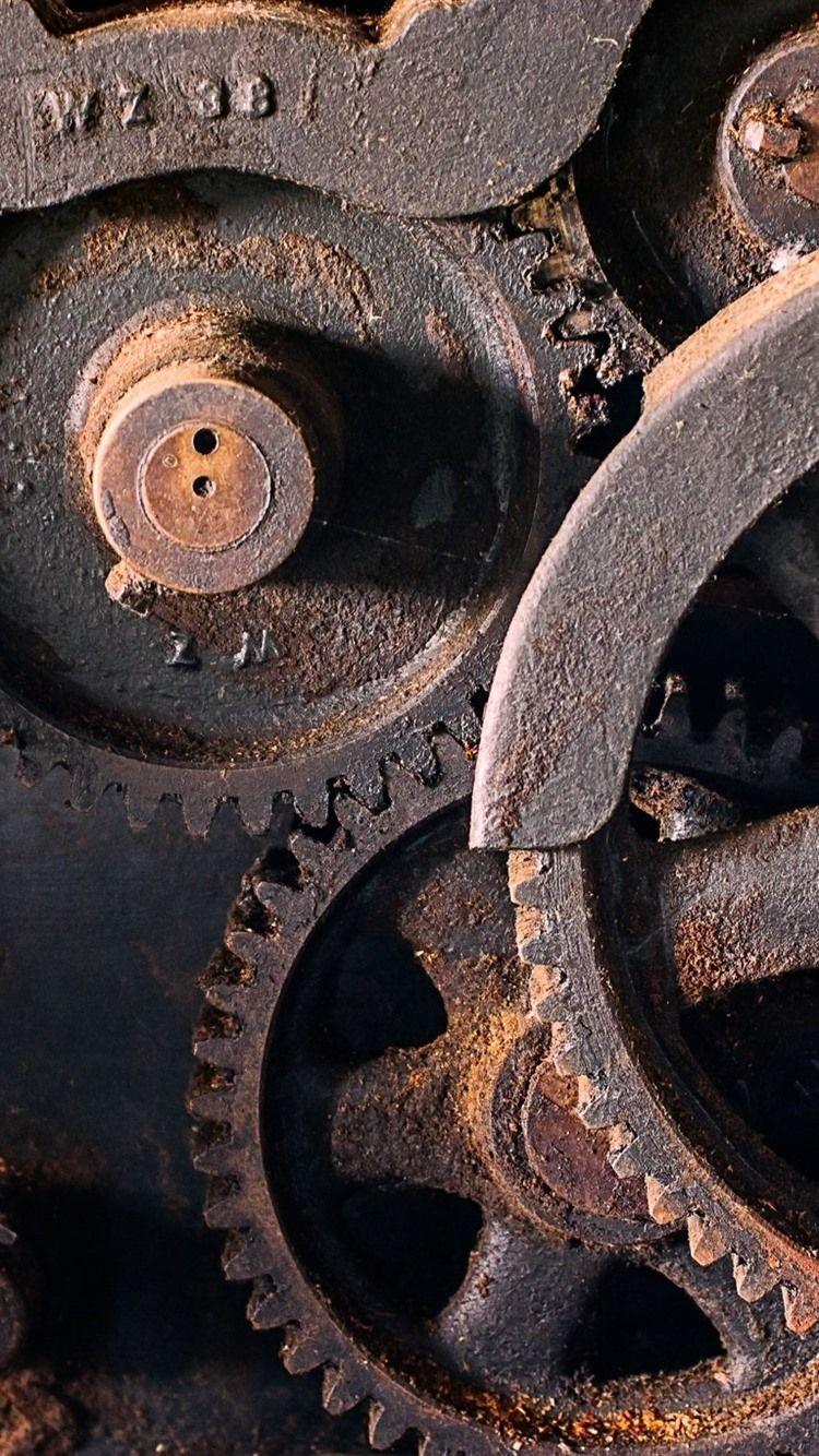 750x1334 Machines, Gears, Rust 750x1334 IPhone 8 7 6 6S Wallpaper, Background, Picture, Image