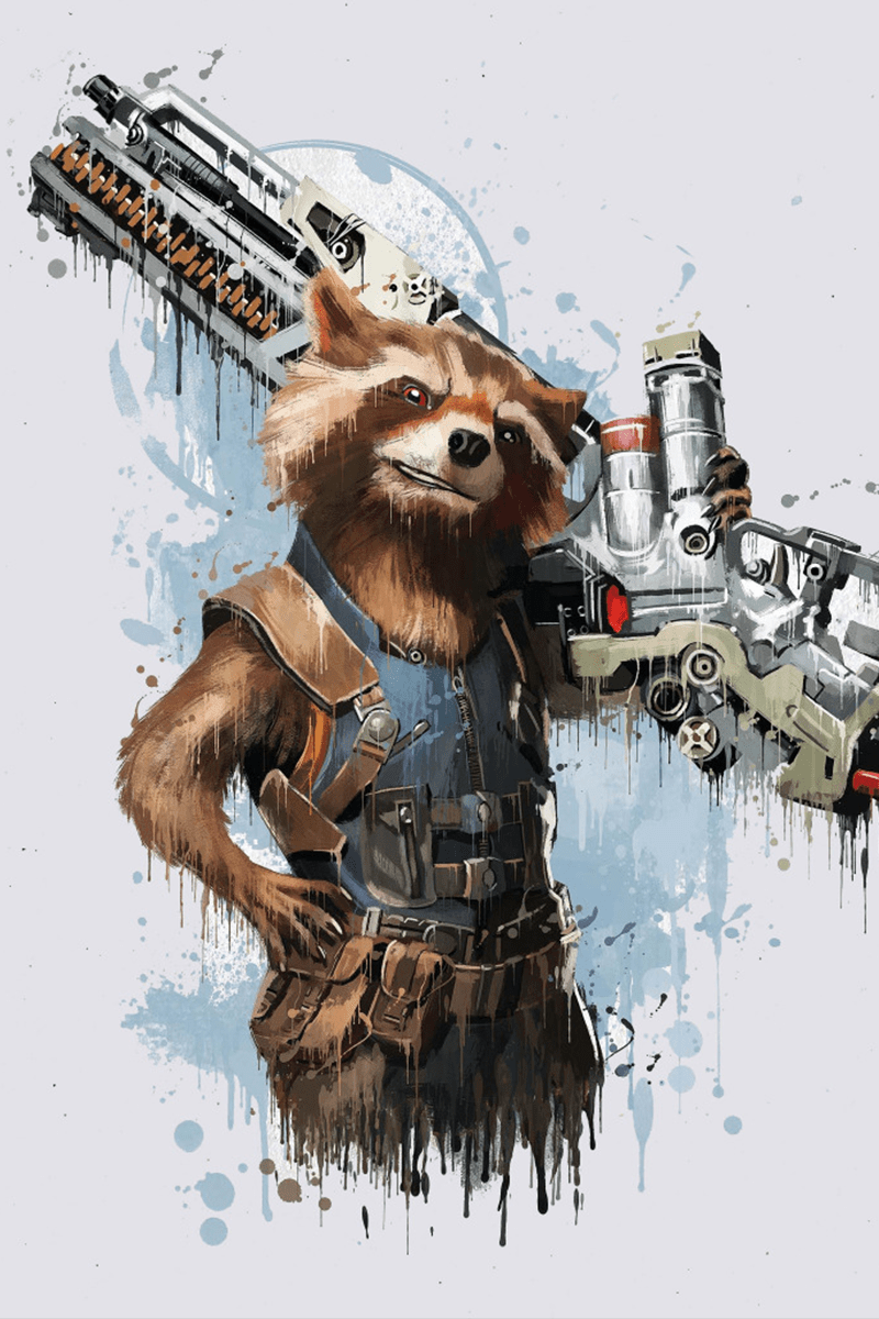 800x1200 Rocket Raccoon, Phone Wallpaper, marvel. Rocket raccoon, Marvel, Avengers