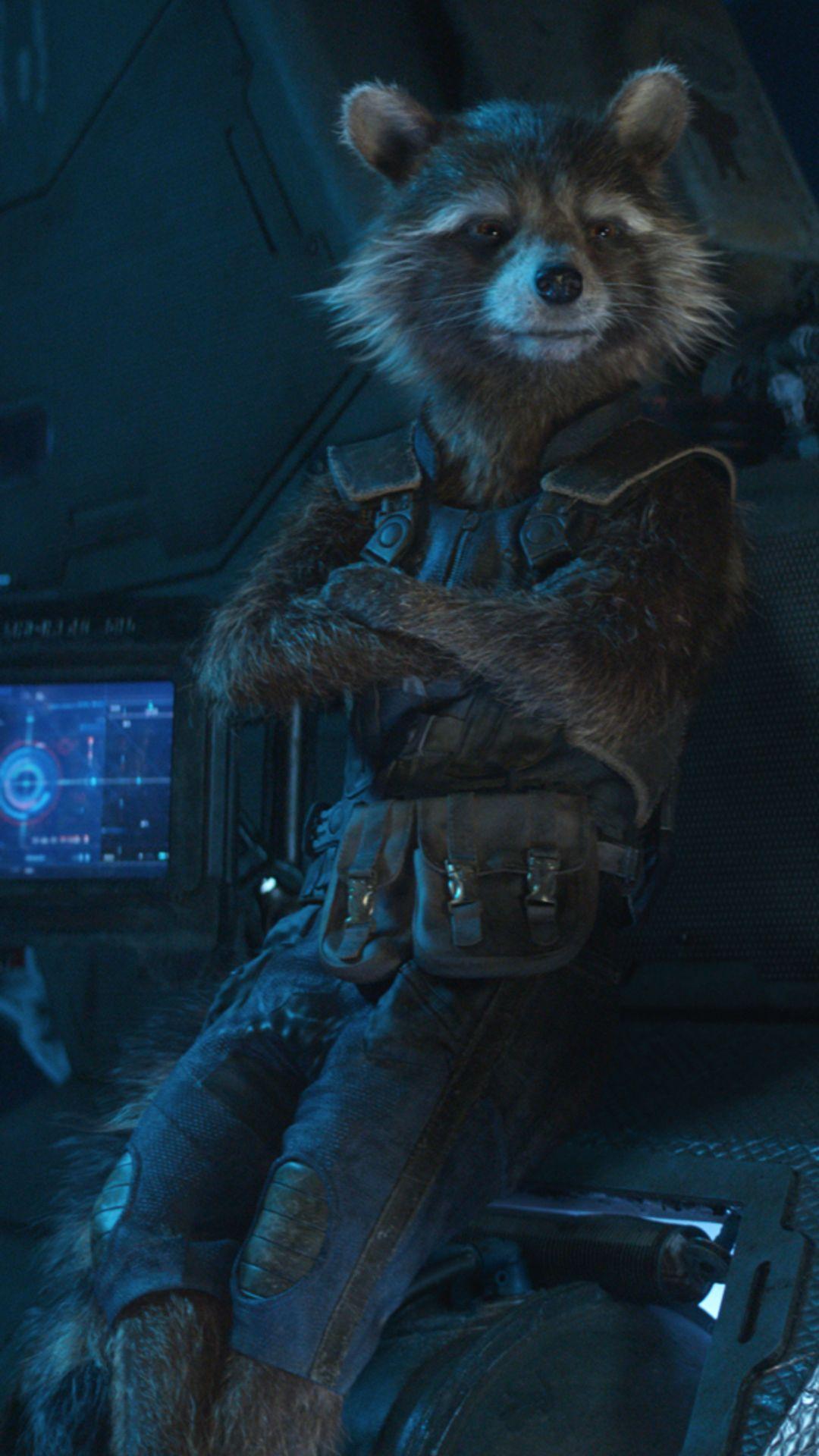 1080x1920 1080x1920 rocket raccoon, avengers infinity war, 2018 movies, movies, HD for iPhone 8 wallpaper