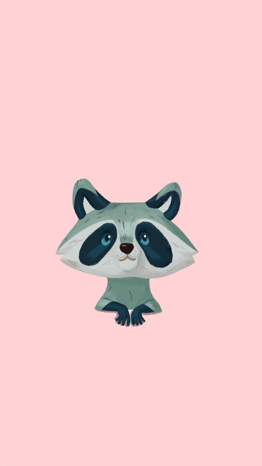1080x1920 Wallpaper cute raccoon. Cute raccoon, Raccoon, Wallpaper