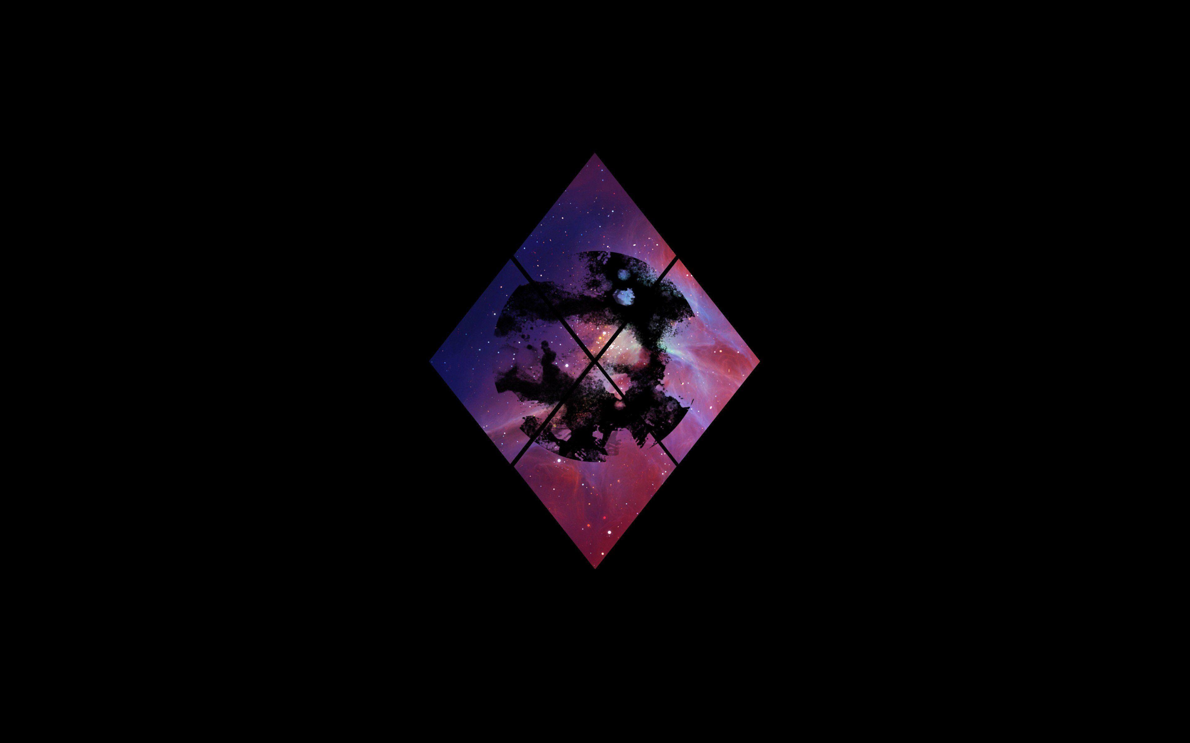 3840x2400 Geometric Space Wallpaper