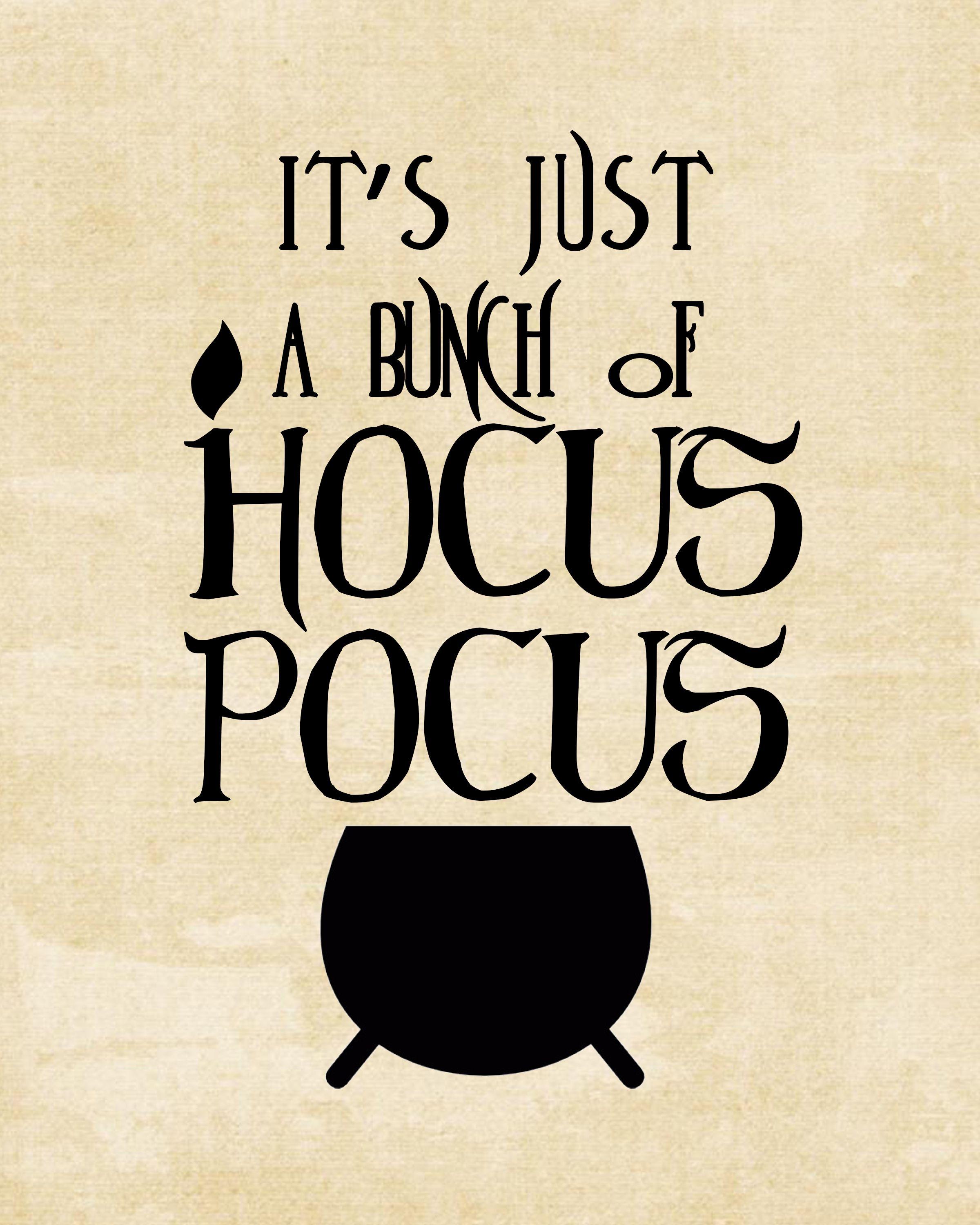 Free Hocus Pocus Printables
