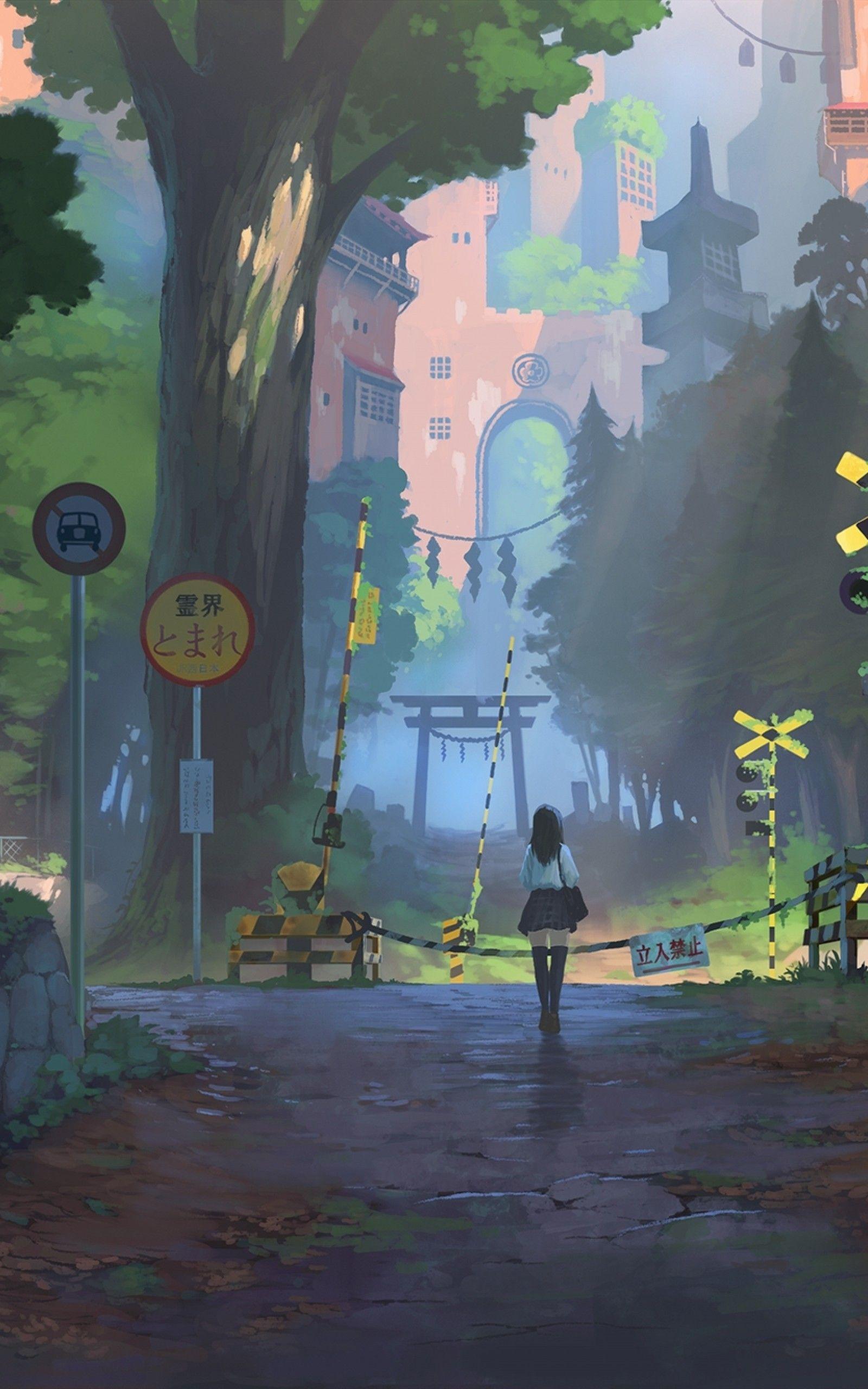 Nature Anime Girl Wallpapers - Top Free Nature Anime Girl Backgrounds