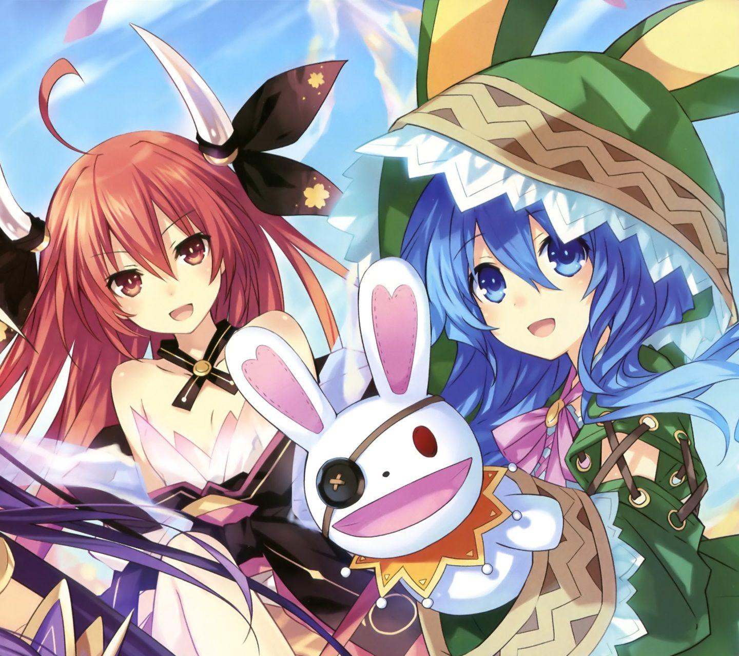 1440x1280 Date A Live.Kotori Itsuka.Yoshino Android wallpaper.1440×1280