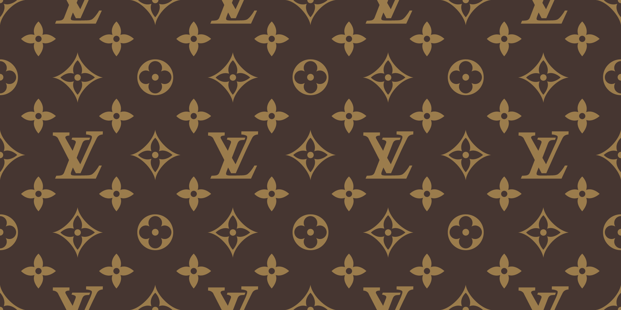 2000x1000 Louis Vuitton Monogram Wallpaper