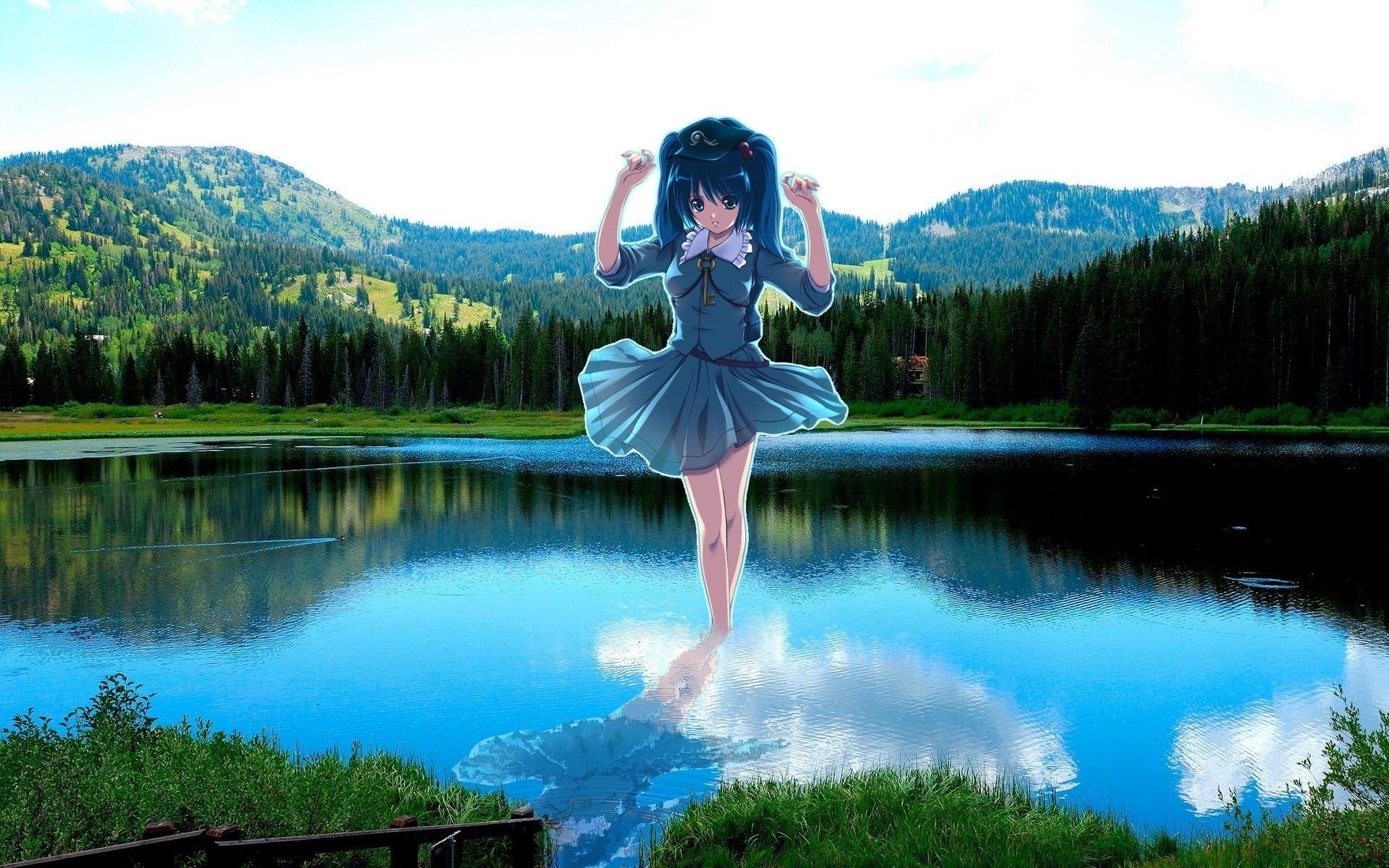 Nature Anime Girl Wallpapers Top Free Nature Anime Girl Backgrounds