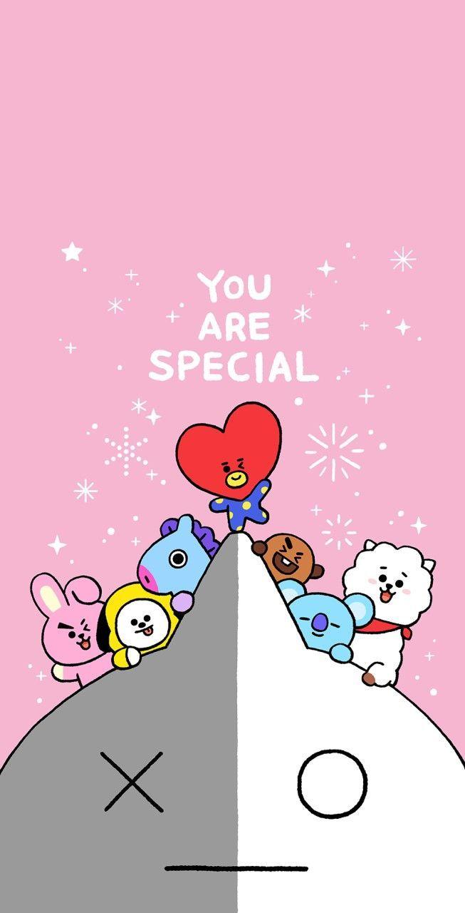 653x1280 Bt21 Wallpaper