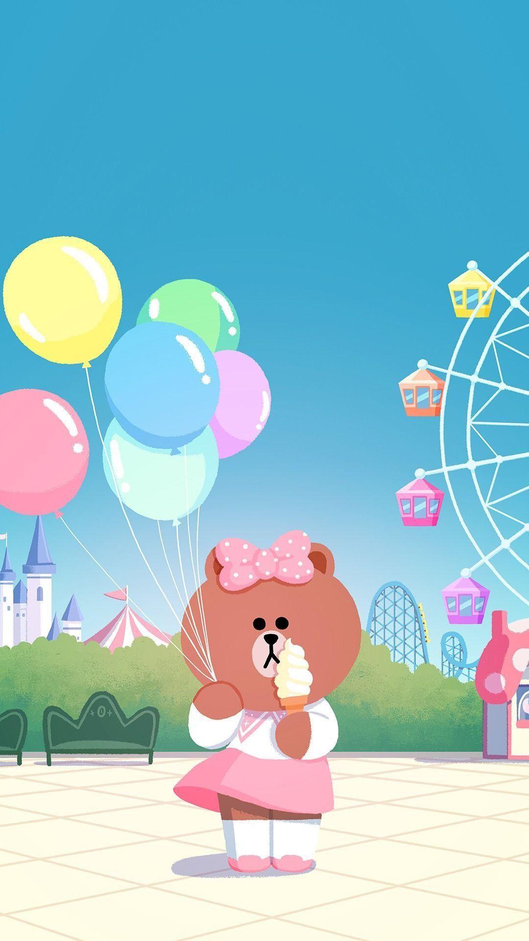 1080x1920 Line Friends Desktop Wallpaper .