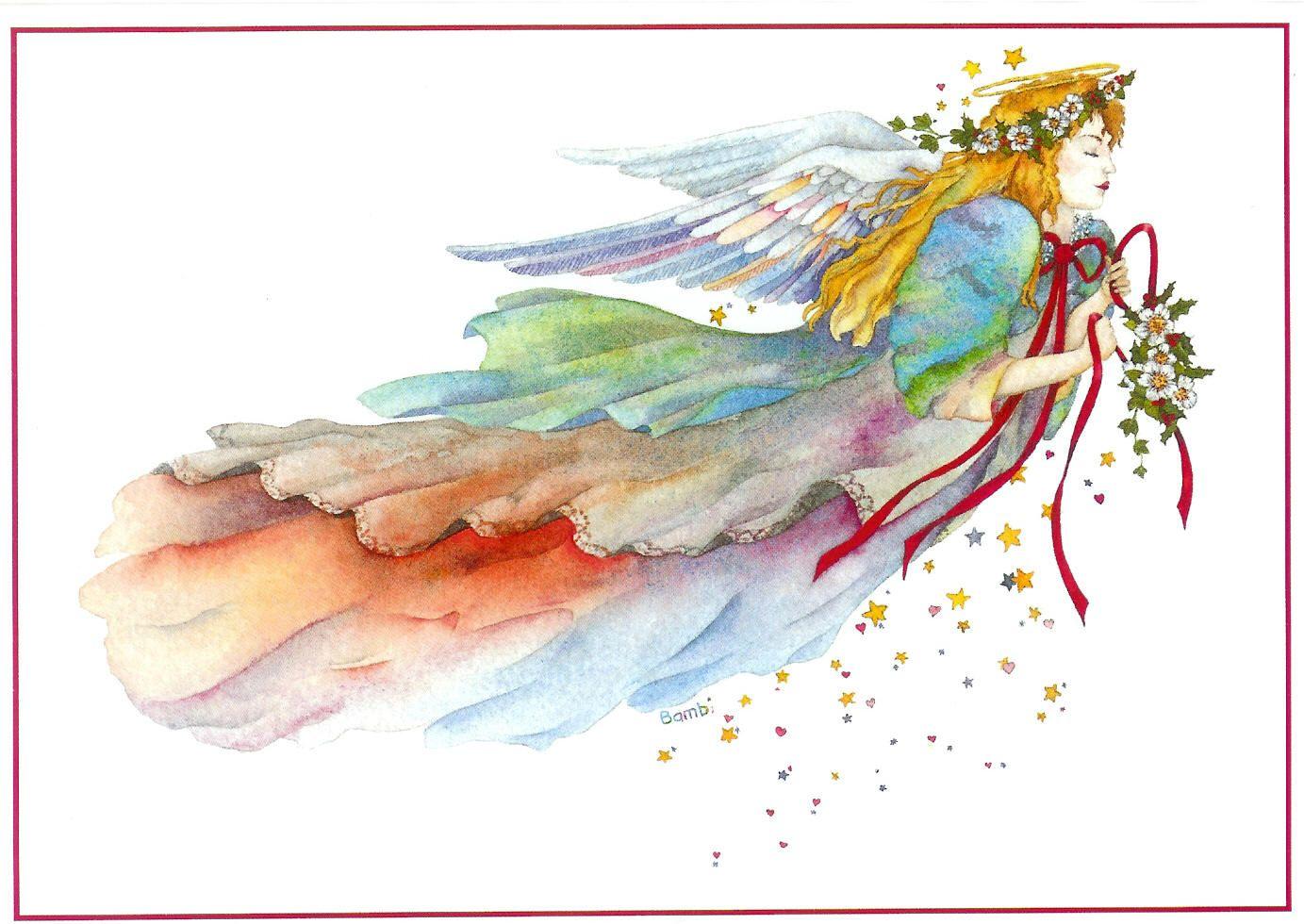 1383x980 Christmas Angel Desktop Wallpaper