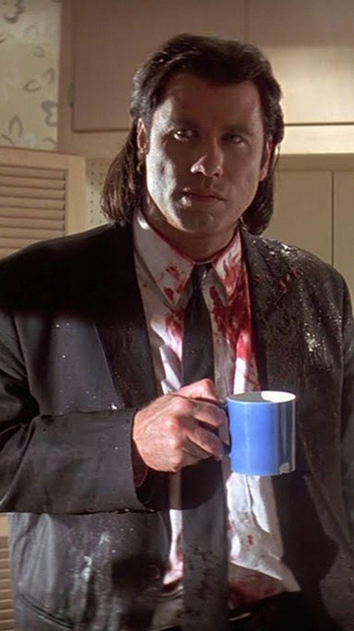 1242x2208 Pulp Fiction: Vincent Vega Wallpaper for iPhone Pro Max, X, 6