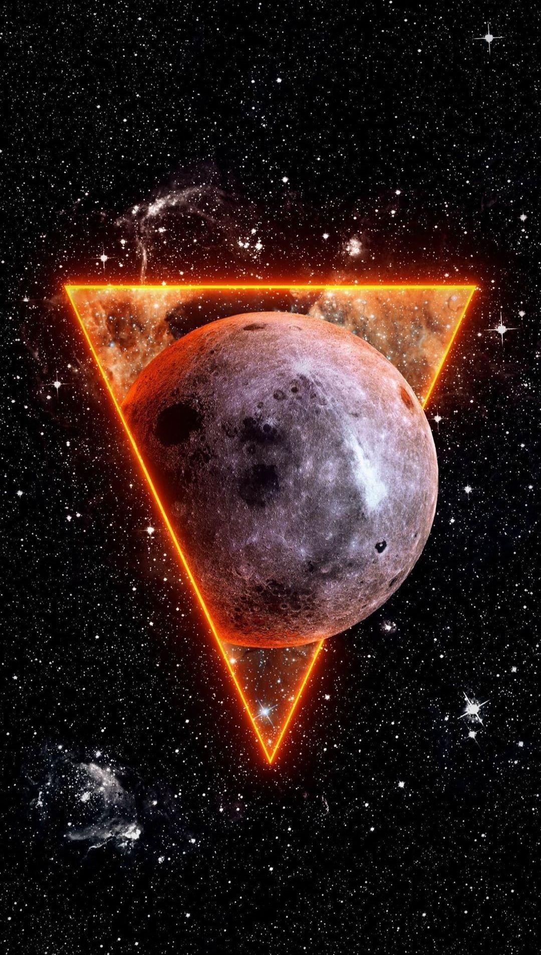 1080x1907 Planet In Galaxy. Abstract Iphone Wallpaper, Space Phone Wallpaper, Neon Wallpaper