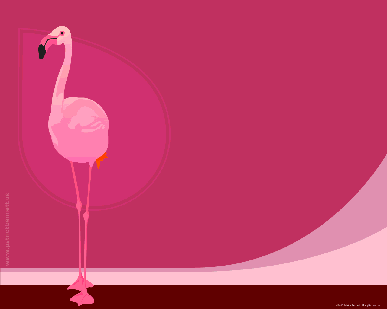 1280x1024 Free Flamingo Wallpaper