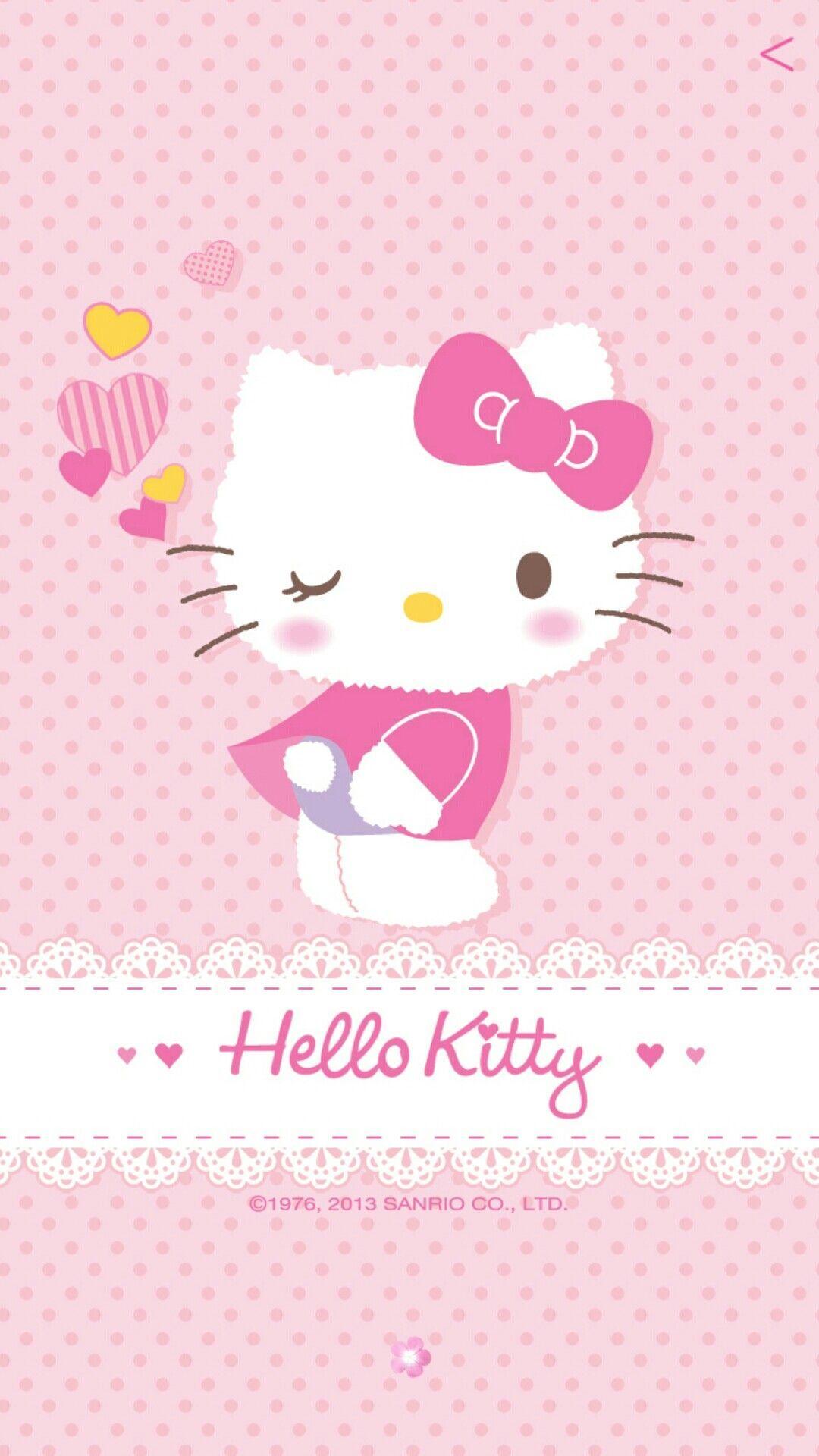 1080x1920 Best Wallpaper for Home Screen & Lock Screen. Hello kitty background, Hello kitty picture, Hello kitty themes