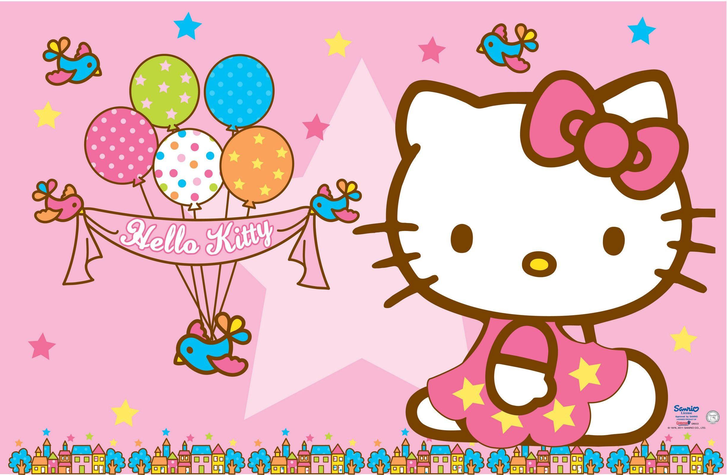 2448x1600 Pink Hello Kitty Wallpaper .