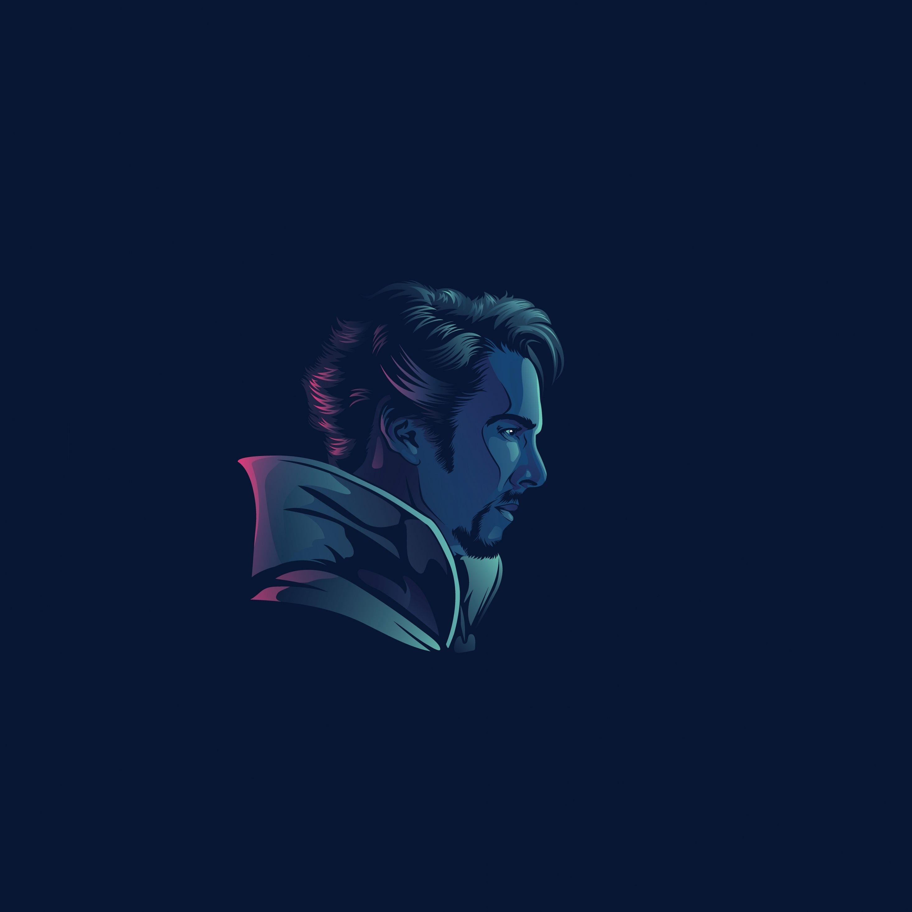 2932x2932 Download 2932x2932 wallpaper doctor strange, minimalist, art, ipad pro retina, 2932x2932 HD image, background, 19224