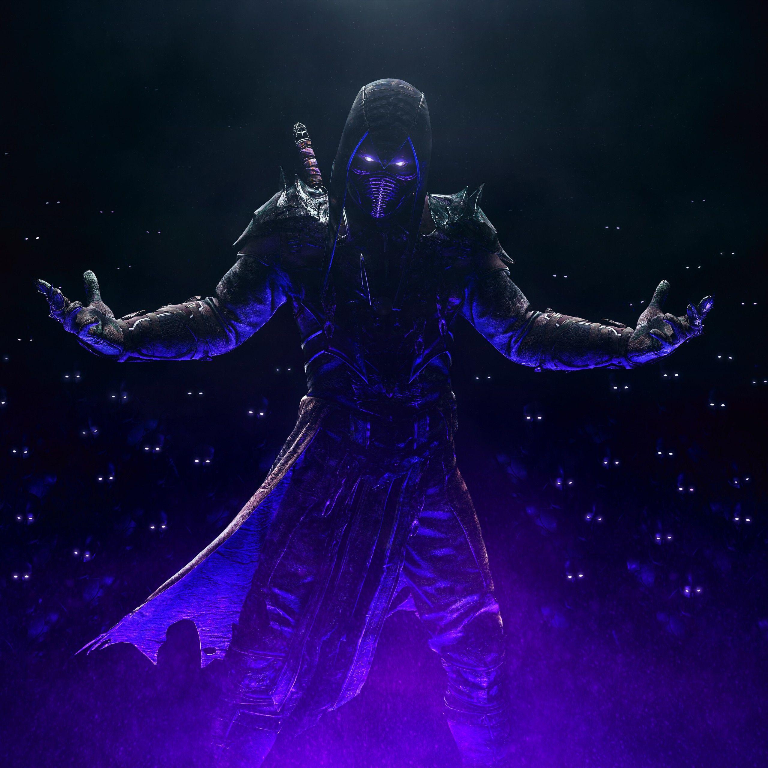 2560x2560 Noob Saibot 4K Wallpaper, Night King, Mortal Kombat, Dark, 5K, 8K, Graphics CGI