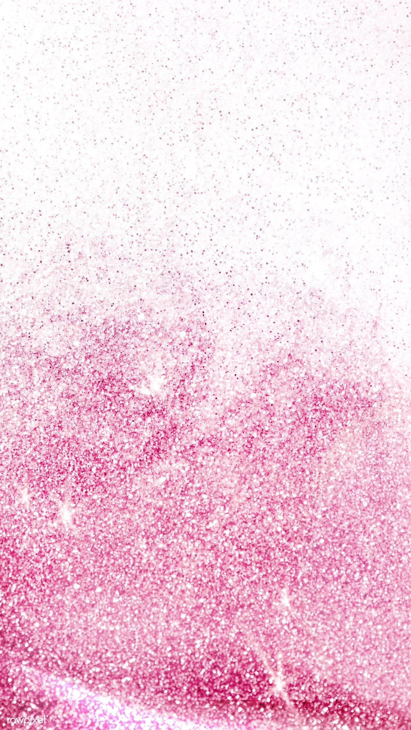 1400x2488 Download premium image of Pink ombre glitter textured mobile wallpaper. Pink ombre wallpaper, Pink sparkle background, Glittery wallpaper