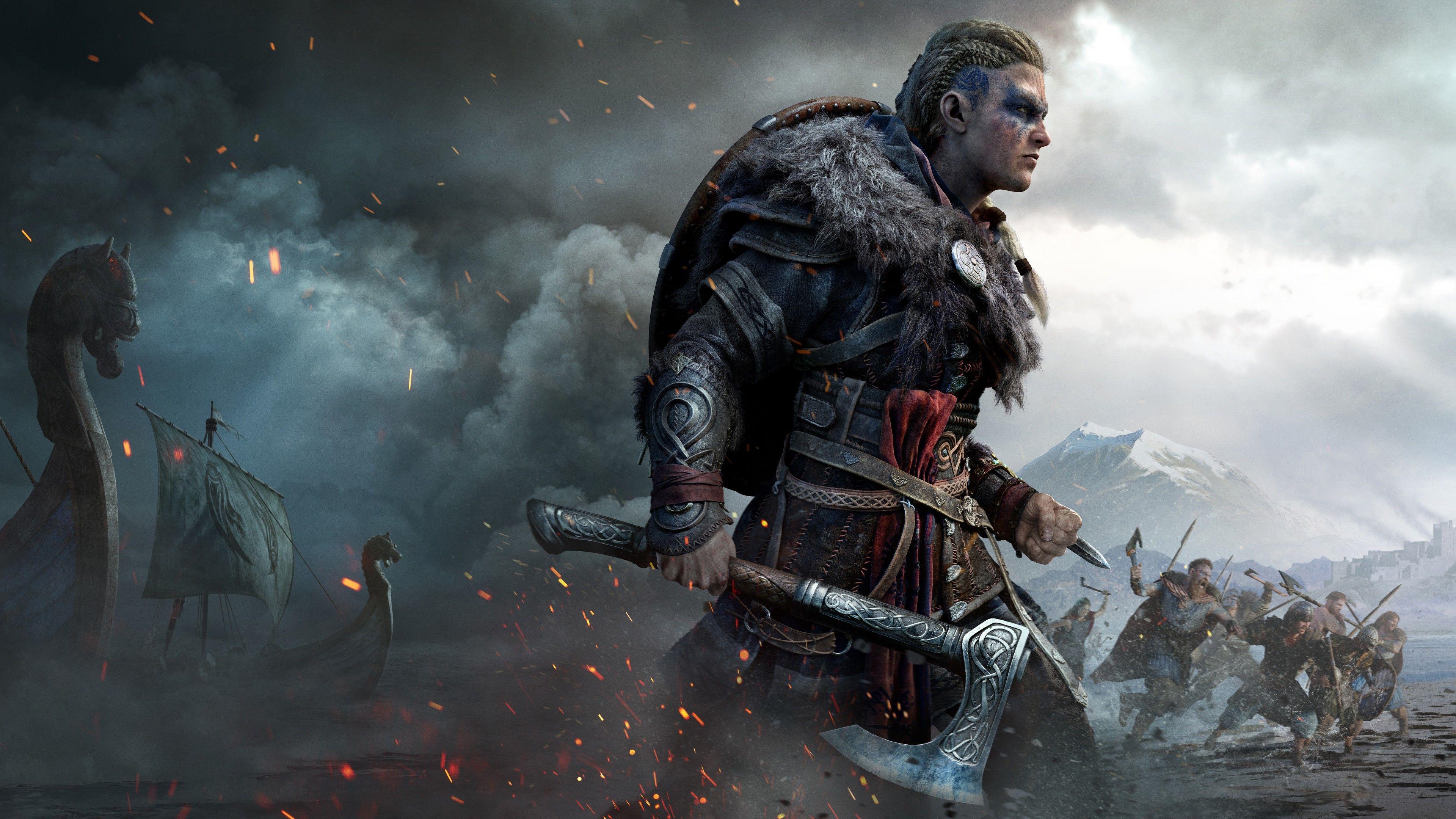 3840x2160 Female Eivor 4K Wallpaper, Assassin's Creed Valhalla, PC games, PlayStation PlayStation Games