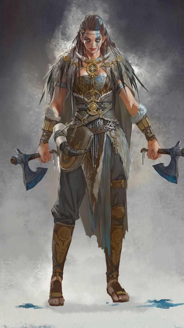 750x1334 Viking Girl 4k 2020 iPhone iPhone 6S, iPhone 7 HD 4k Wallpaper, Image, Background, Photo and Picture