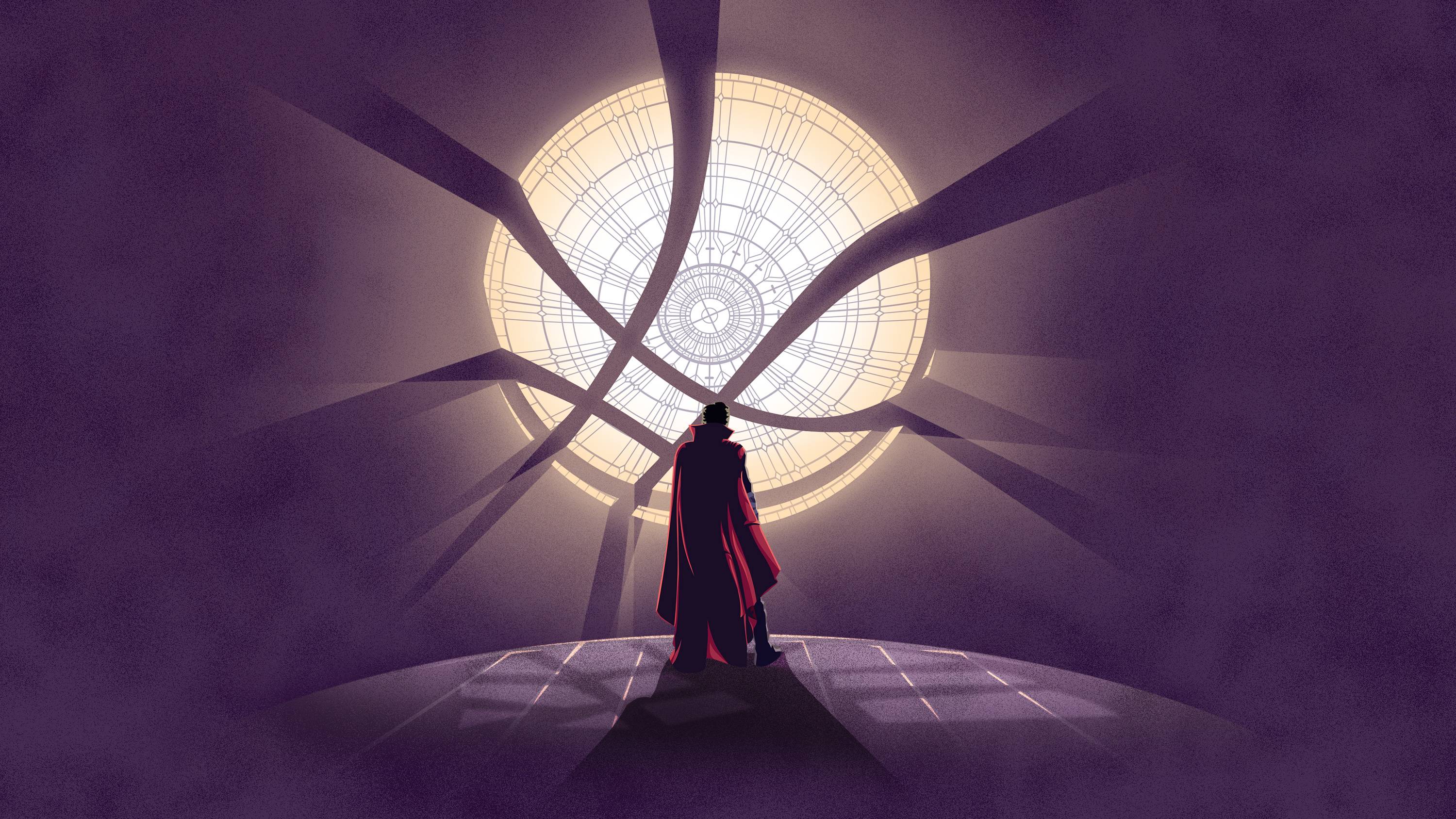 3000x1688 Doctor Strange Minimal Artwork Wallpaper, HD Minimalist 4K Wallpaper, Image, Photo and Background